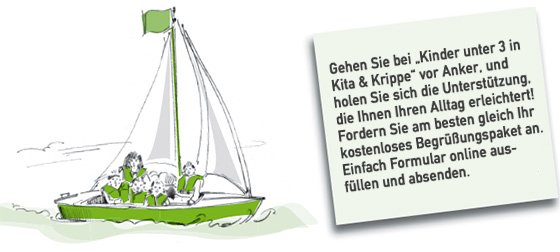 Gehen Sie vor Anker: Mit Kinder unter 3 in Kita & Krippe